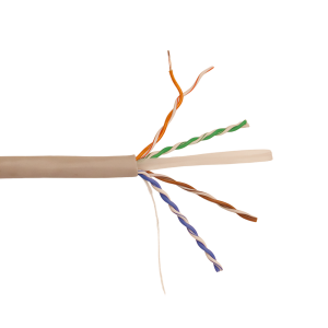 TWT UTP cable, 4 pairs, category 6, PVC, grey, 305 m